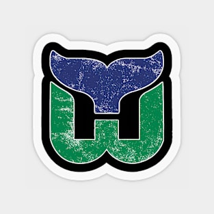 Hartford whalers outline Sticker